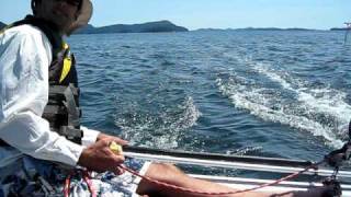 preview picture of video 'Nacra 5.0 Southern Gulf Islands Catamaran Sailing'