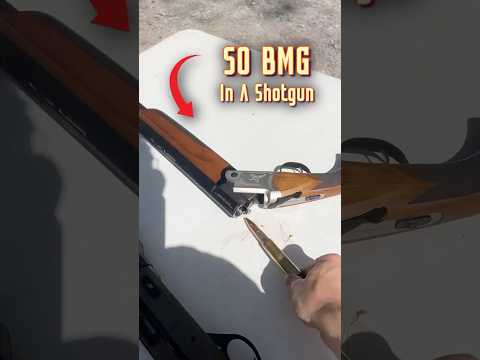 Shooting 50 BMG Out Of A Shotgun?