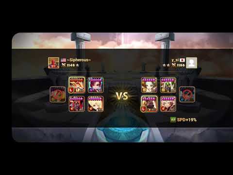Fun with Sylvia.  Summoners War Rta
