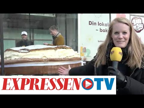 Här är världens största semla – väger 300 kilo