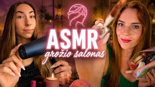 ASMR lietuviškai | Padarome Tau šukuoseną ir makiažą 👄 Collab su Mėta ASMR