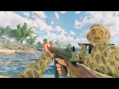 Enlisted Gameplay - U.S Forces VS Japanese Forces - Gavutu North - Pacific War