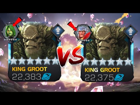Finding The Best Relic For King Groot | Marvel Contest of Champions