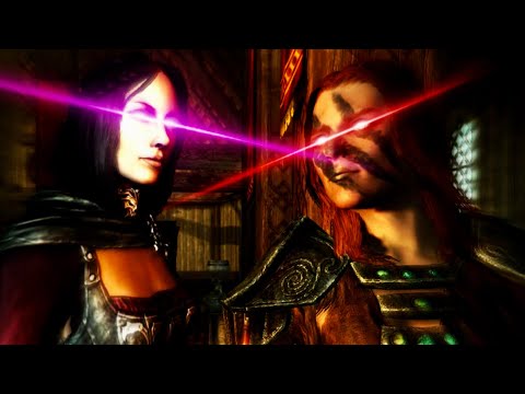 Divorced Aela and Married Serana | Skyrim