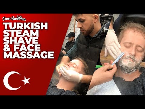 💈 Relaxing Turkish Steam Shave with Hot Towels in North England!