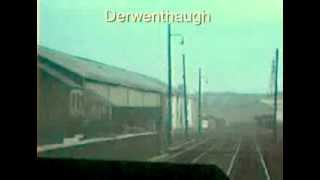 preview picture of video 'Gateshead to Hexham by train (Class 101 DMU) in 1985 (time lapse cine film) - faded 8mm cine'