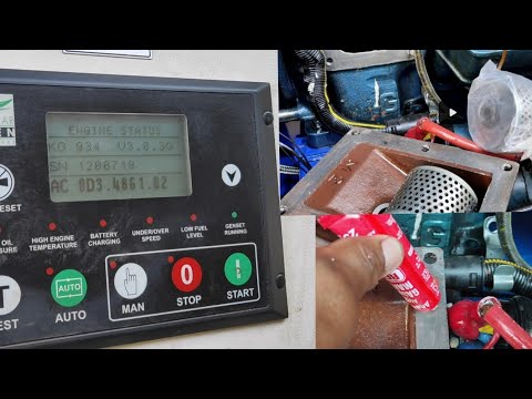 Kirloskar diesel generator low oil pressure/ oil pressure se...