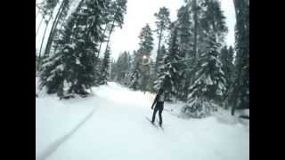 preview picture of video 'Kurun 24 tunnin hiihtoreitti'