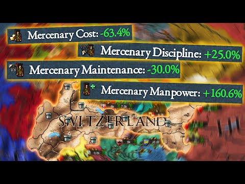Breaking EU4 With Merc ONLY Switzerland