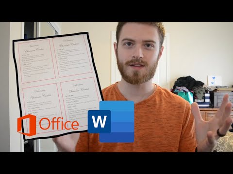 Word | How to print multiple copies on one page