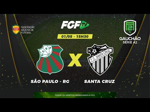Gols // São Paulo 1 x 1 Santa Cruz // Gauchão Série A2 2022