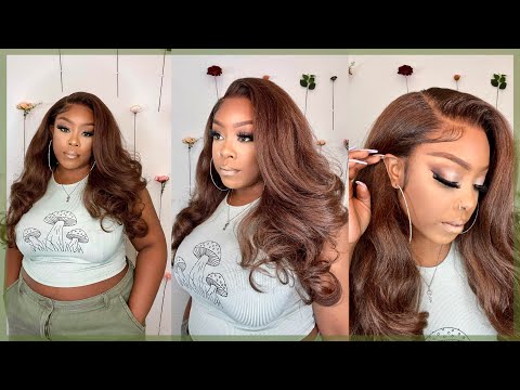 🙌🏾🤎 Chocolate Brown Body Wave | Outre Kalinda (13x6) | Ebonyline.com| NIZZY MAC