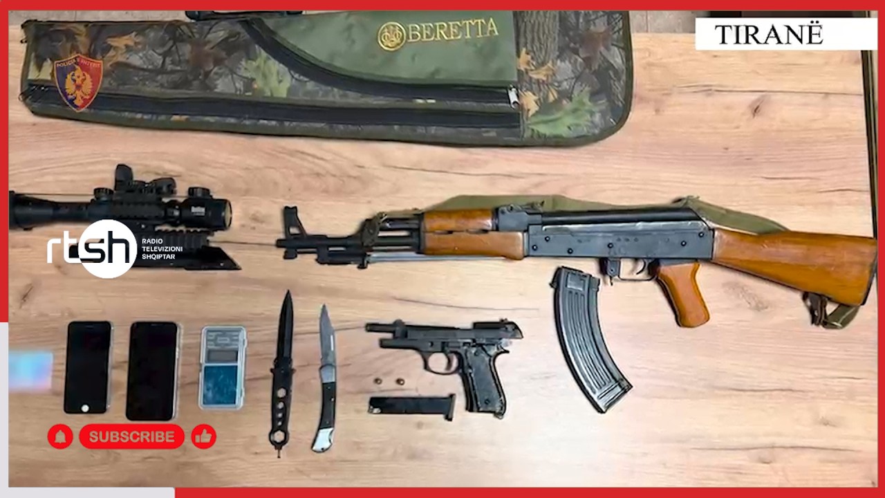 Dy operacione në Tiranë dhe Krujë për armëmbajtje pa leje, arrestohen 2 persona