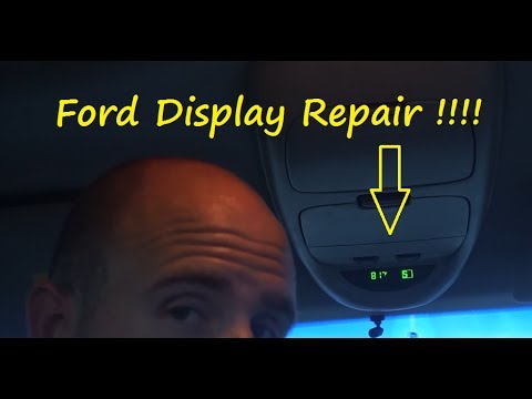 Ford F250/350 Excursion overhead console display repair