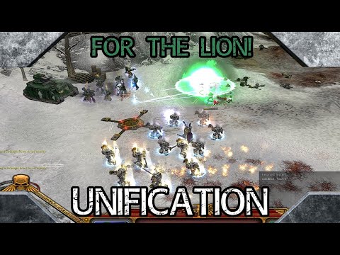 Warhammer 40,000: Dawn of War Unification 1 vs 1 Dark Angels vs Demon Hunters