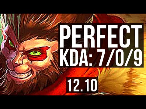 WUKONG vs AURELION SOL (TOP) | 7/0/9, 600+ games, 1.2M mastery, Godlike | EUW Diamond | 12.10