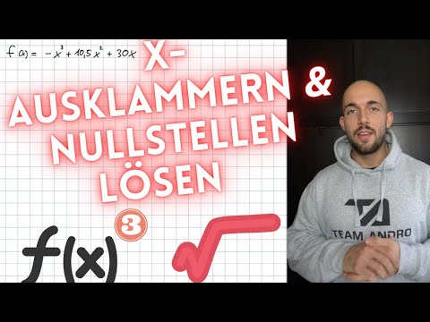 Nullstellen durch ausklammern lösen // Funktion ,, X Hoch 3''