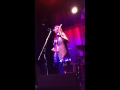 Jen Young sings at the Quit Don't Hit Benefit