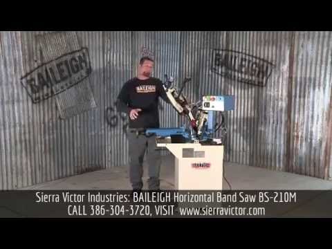 BAILEIGH BS-210M Horizontal Bandsaws Manual | Sierra Victor Industries (1)