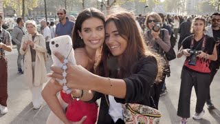 Sara Sampaio at the Stella McCartney Womenswear Spring/Summer 2024 Fashion show in Paris