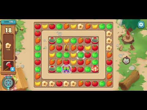 We Bare Bears Match3 Repairs Level 138 - No Boosters