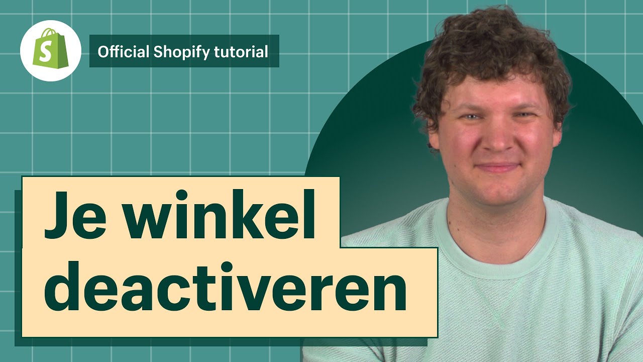 Je winkel deactiveren