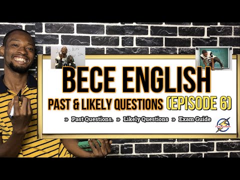 Junior Waec (BECE) English Questions And Answers | Episode 6