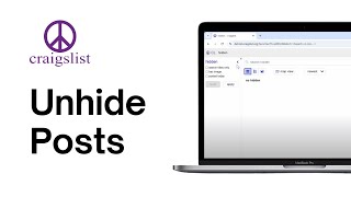 How to Unhide Posts from Craigslist