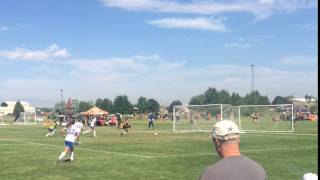 Toe flick beats out goalkeeper