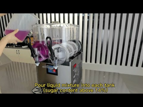 SPACE Slush machine operation video