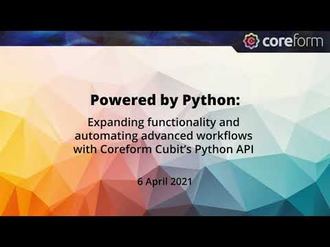 Coreform Cubit: Automate Workflows with Python