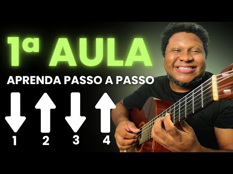 Primeira Aula de Violão Para Iniciantes 🎸 Aprenda do Zero Passo a Passo