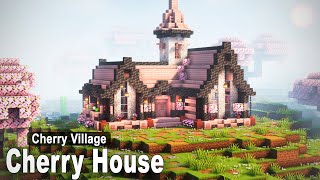 Minecraft: How to build a Cherry House | Cherry Village p.2