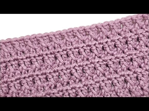 EASY Crochet Stitch For Blankets And Scarfs ONE ROW REPEAT/ Beehive Stitch Tutorial