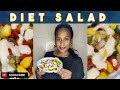 Diet Salad Tummy Filling And Rich In Fiber