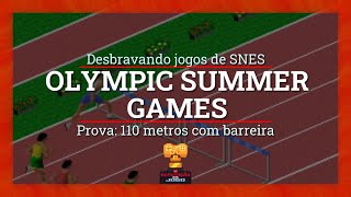 Capa de 110 metros com barreira