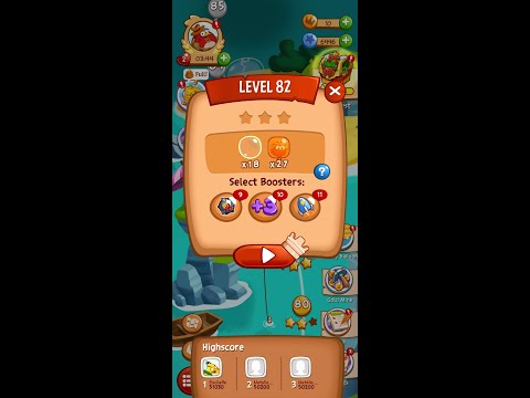 Angry Birds Blast Level 82