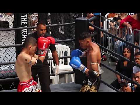 Célio Júnior Shock Fight Team VS Júlio Cézar da Silva   CT Nocaute Muay Thai  - TFF Muay Thai Open