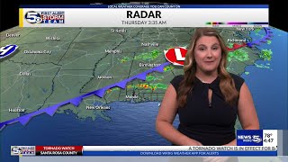FORECAST | WEATHER ALERT: Storms moving through our area