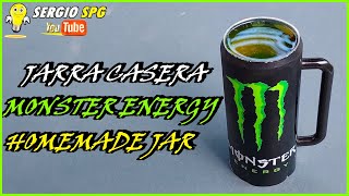 🍺Como HACER una JARRA de Monster Energy con una LATA 🍺 How to MAKE a Monster Energy JAR with a CAN