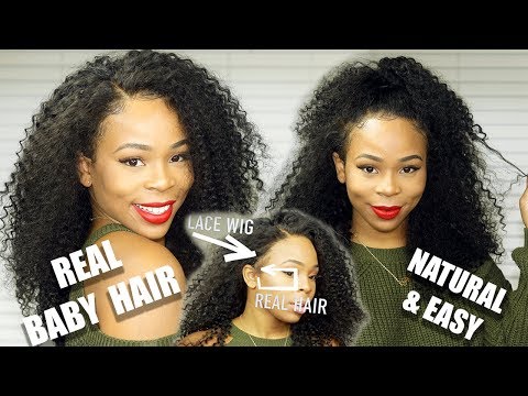 Sis I Used My OWN Baby Hair , This wig looks way too Realistic !!  WOWFRICAN [TLW06]