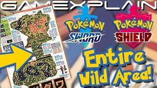 Full Map of the Wild Area in Pokémon Sword & Shield Revealed! (...Blurrily)
