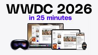 Apple WWDC 2026 keynote in 25 minutes