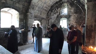Օծվեց Դովեղի Սուրբ Սարգիս եկեղեցու գմբեթի խաչը