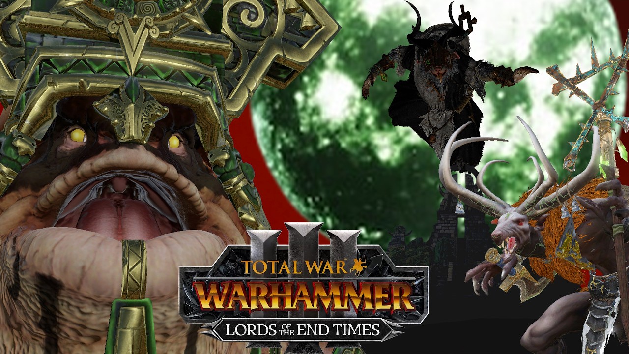 Mazdamundi has to STOP the Skaven from Crushing Lustria with the Moon in the End Times Campaign