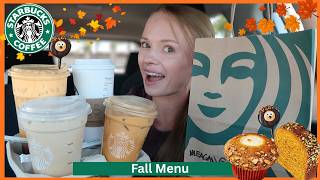 NEW Starbucks Fall Menu review