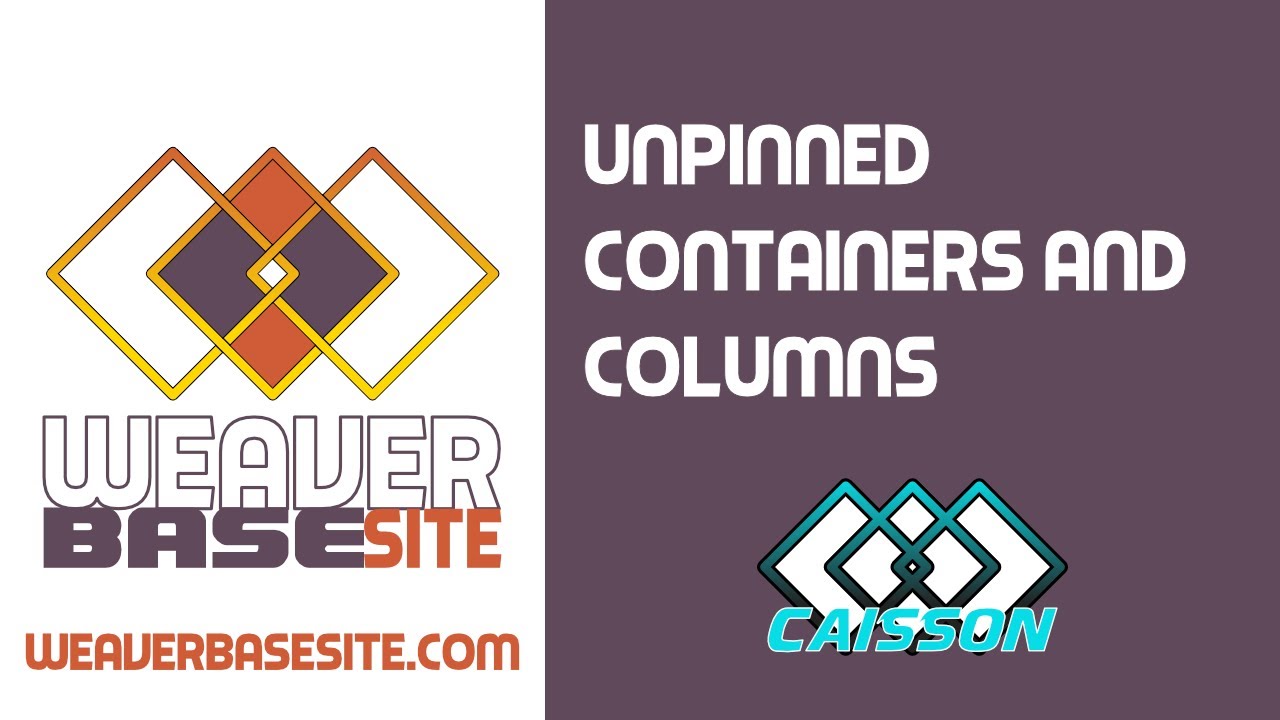 WBS | Caisson | Unpinned Containers and Columns