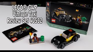 Review LEGO Vintage Taxi (GWP Set 40532)