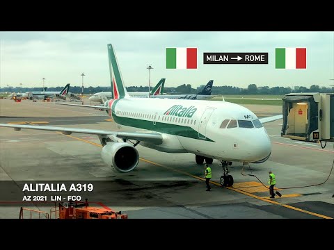 TRIP REPORT | Alitalia A319 | Milan LIN ✈ Rome FCO | Economy Class