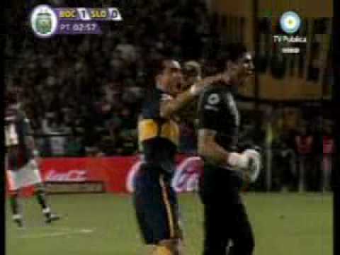 Los Goles de Boca 2 San Lorenzo 0 por el torneo clausura 2010